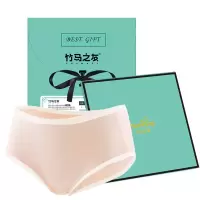 竹马之友恋夏竹纤维无痕女士内裤L码4条/盒