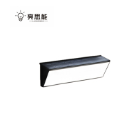 亮思能 长条壁灯防水太阳能壁灯庭院灯三色光40cm LSN-CTB 个