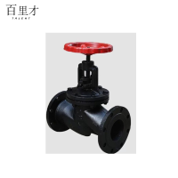 百里才 铸铁法兰截止阀 DN65 个
