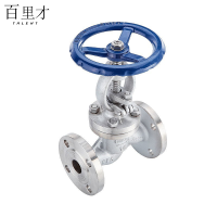 百里才 不锈钢法兰截止阀J41W-16P DN32 个