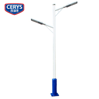 西瑞思 户外双头高低臂LED路灯照明灯 60W/个