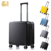 麒霁登机箱拉杆箱 黑色18英寸拉链款9201A