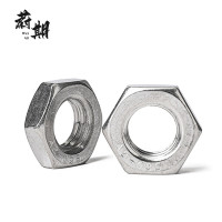 蔚期 DIN439不锈钢六角薄螺母 M20 个