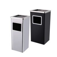 德力彩 不锈钢垃圾桶 方形25*25*60cm个