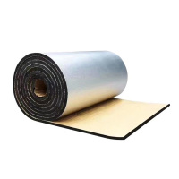 盛京联硕 阻燃铝箔橡塑保温板 宽度约1米 厚度约50mm 方格铝板+背胶 平方米