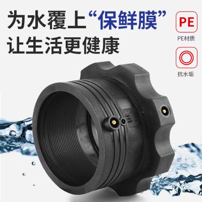 盛京联硕 PE电熔法兰 PE250(法兰根+防腐法兰+垫片)个