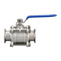 盛京联硕不锈钢三片式快装球阀DN50卡盘77.5[316L材质]个