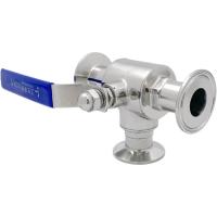 盛京联硕不锈钢快装三通球阀T型 Φ102卡盘119(316L材质)个