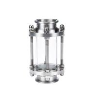 盛京联硕304不锈钢快装玻璃管道视镜Φ76卡盘91台