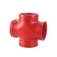 盛京联硕 沟槽卡箍四通 DN250(外径273) 沟槽四通 个