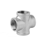 盛京联硕不锈钢内螺纹四通DN8 [2分]304材质个