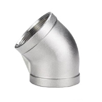 盛京联硕 45度不锈钢内丝弯头DN20 [6分]304材质个