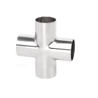 盛京联硕 不锈钢卫生级焊接四通Φ102[304材质]个