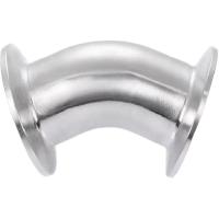 盛京联硕304不锈钢45度快装弯头Φ45卡盘64个