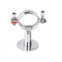 盛京联硕不锈钢固定管带座支架Φ70-76(304带底座100mm)个