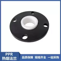 盛京联硕 PPR热熔法兰PPR40(1.2寸)法兰根+防腐铁法兰+垫片 个