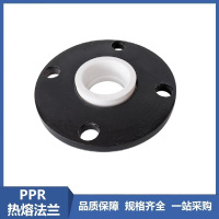 盛京联硕 PPR热熔法兰PPR50(1.5寸)法兰根+防腐铁法兰+垫片 个