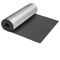 盛京联硕 阻燃铝箔橡塑保温板 宽度约1米 厚度约8mm 方格铝板 平方米