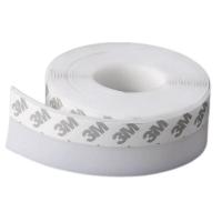 盛京联硕 硅胶门窗密封条防风防尘自粘密封胶条 60mm*5米[白色]卷
