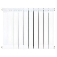 盛京联硕 铜铝复合暖气片75*75型散热器中心距300mm 横式 片