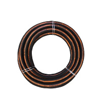 盛京联硕高压胶管黑色缠绕夹布橡胶管空气胶管 内径51mm 6层线 工作压力25公斤 20米卷