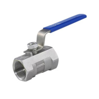 盛京联硕不锈钢一片式内丝球阀DN20 [6分]304不锈钢个