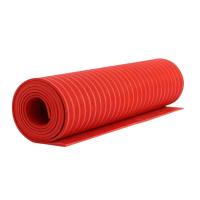 盛京联硕高压绝缘橡胶板红色防滑地垫3.0mm厚 50Kg[1*8米]卷