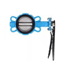 盛京联硕 手动对夹蝶阀 D71X-16Q DN80 台