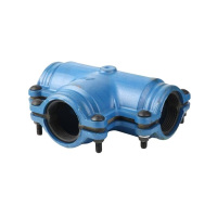 盛京联硕 哈夫节三通管道补漏卡 DN125[铸铁管用]个