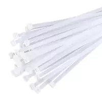 盛京联硕 国标尼龙扎带 高强度固定捆扎带白色5×350mm[150条]包