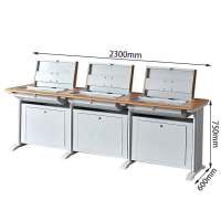 美美光明 三人位翻转电脑桌 MM-BG397 张