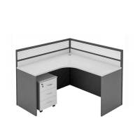 美美光明 办公桌L型屏风工位 MM-BG380 套