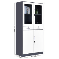 美美光明 钢制套色中二斗文件柜 MM-BG466 台