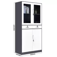 美美光明 钢制套色中二斗文件柜 MM-BG466 台