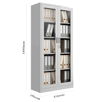 美美光明 钢制通玻文件柜 MM-BG468 台