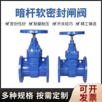 中锦科技 软密封法兰闸阀 多功能闸阀  DN80  台