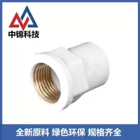中锦科技 PVC内螺纹入铜直通 PVC25*4分内丝个