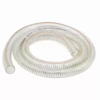 中锦科技 耐低温硅胶钢丝软管静电钢丝管 内径64mm (2.5寸)壁厚5mm 防静电 米