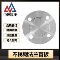 中锦科技 304不锈钢法兰盲板DN15[4分] 片