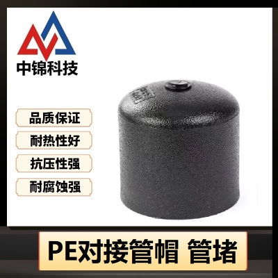中锦科技 PE对接堵头 PE500(承压1.0Mpa)个