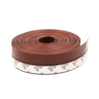 中锦科技 硅胶门窗密封条防风防尘自粘密封胶条 25mm*5米[棕色]卷
