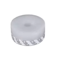 中锦科技 硅胶门窗密封条防风防尘自粘密封胶条 25mm*5米[透明色]卷