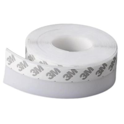 中锦科技 硅胶门窗密封条防风防尘自粘密封胶条45mm*5米[白色卷