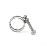 中锦科技 强力老虎夹 喉箍双钢丝水管卡箍内径34-40mm [1.2寸]个