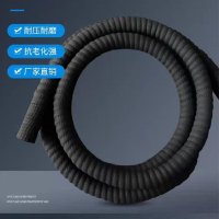中锦科技 黑色橡胶钢丝管抽沙管排污管 内径273mm 4米 根