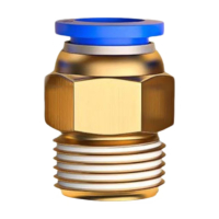 中锦科技 PC气管快速接头 接管口径8mm 螺纹1/4[2分] 个