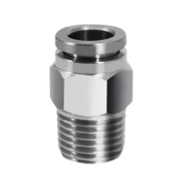 中锦科技 不锈钢气管快速接头接管口径20mm 螺纹1寸个