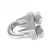 中锦科技 钢丝绳卡头 国标镀锌钢丝绳卡扣ZJ-319系列 M45 个
