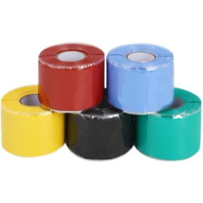 中锦科技 硅橡胶自粘带高压绝缘缠绕带 宽50mm厚0.5mm 长5米 黄色 卷