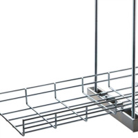 中锦科技 网络桥架 开放式弱电综合布线槽 [304不锈钢]500×100×5mm(宽×高×丝径)米